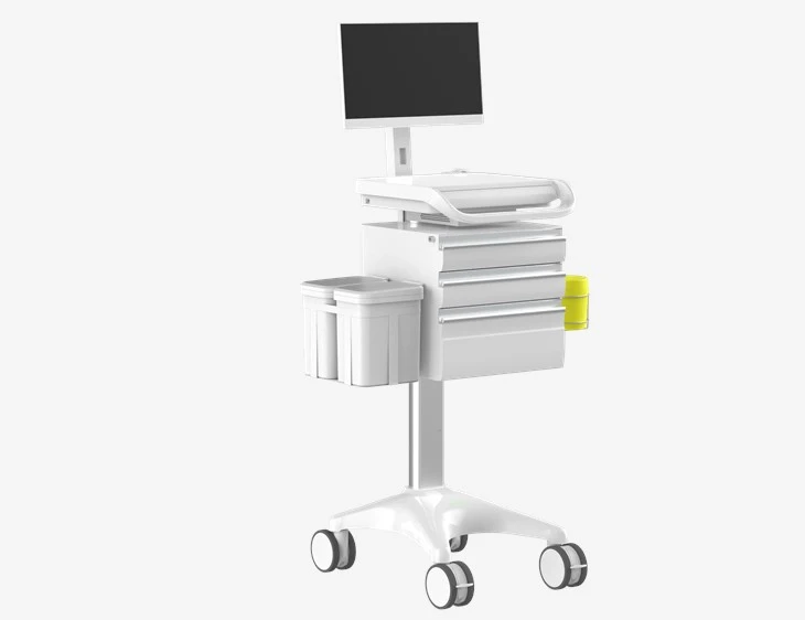 Telemedicine Cart In Hospital Trolley